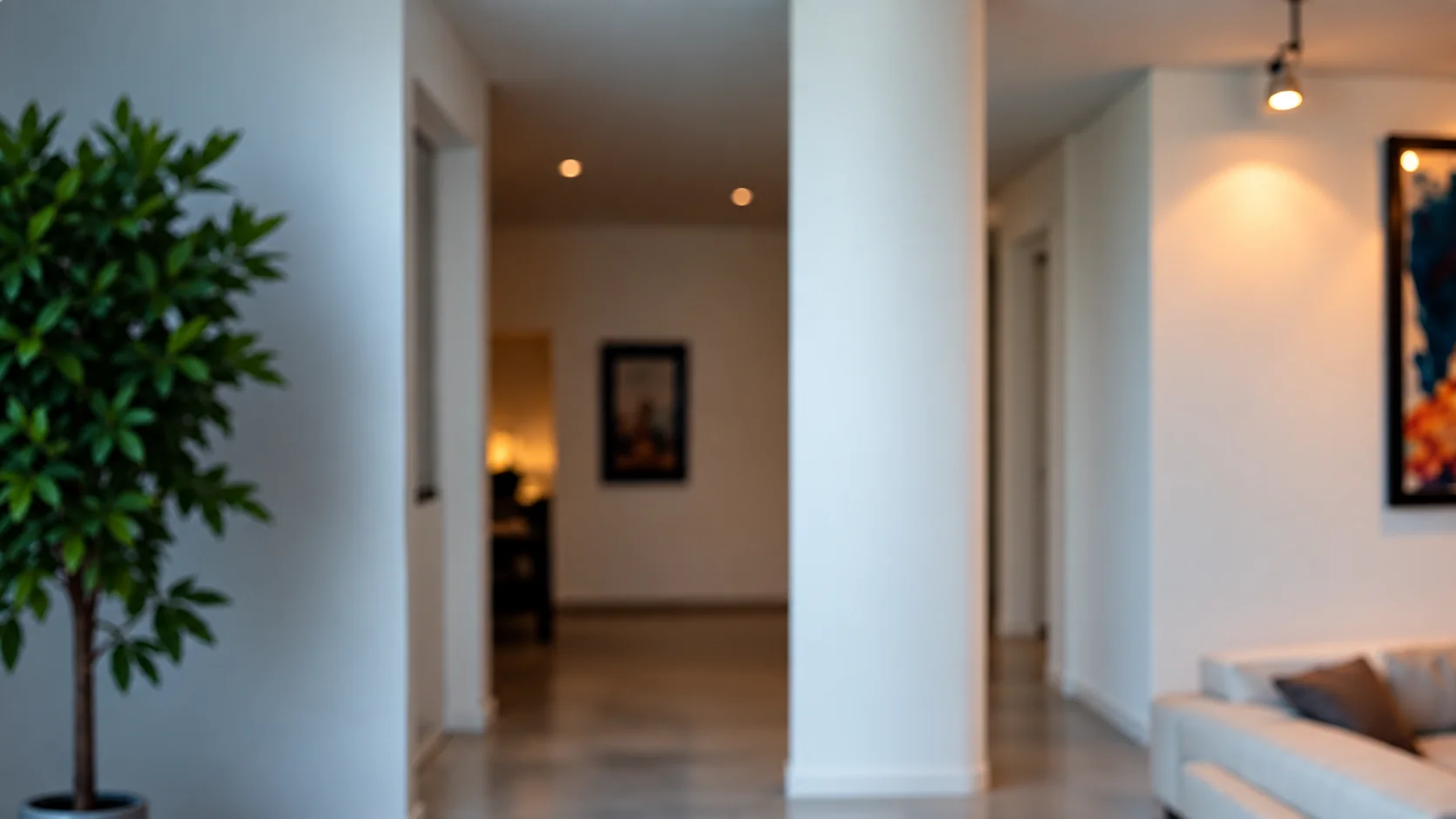Modernes, hochwertiges Wohninterieur